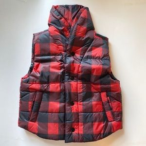 Toddler Buffalo Plaid Puffer Vest